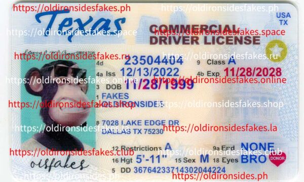 Texas Driver License(Old TX O21 CDL)