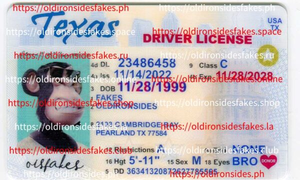 Texas Driver License(Old TX O21)