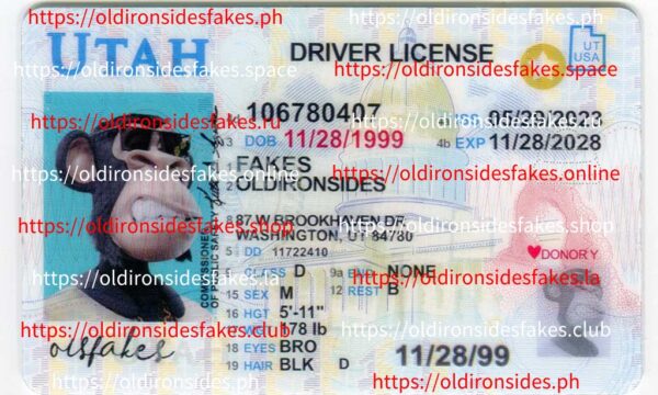Utah Driver License(Old UT O21)