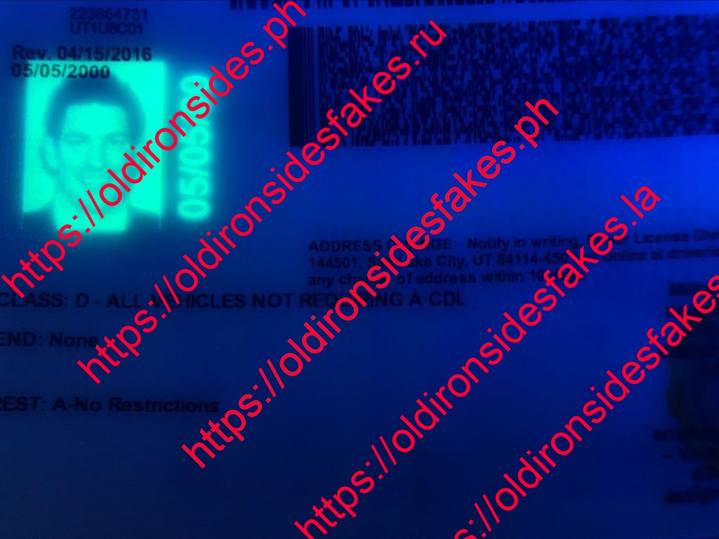 Utah Driver License(Old UT U21) - Image 5