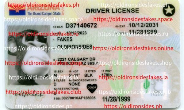 Arizona Driver License(AZ 2023 PolyCard)